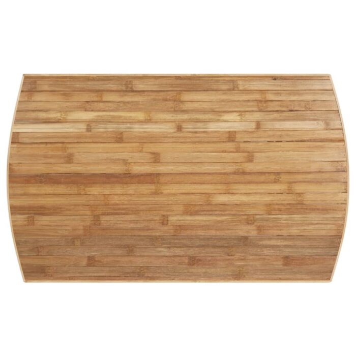Table basse de jardin 90x55x37 cm bambou – Image 3