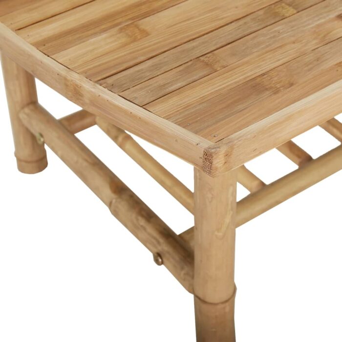 Table basse de jardin 90x55x37 cm bambou – Image 4