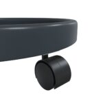 Chariots à plantes avec roues 2 pcs gris diamètre 34 cm 35 kg – Image 6