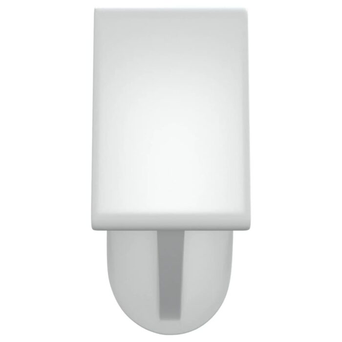 Tringles à rideau 2 pcs blanc et argenté 90-130 cm aluminium – Image 4