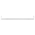 Tringles à rideau 2 pcs blanc et argenté 60-105 cm aluminium – Image 2