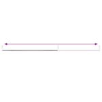 Tringles à rideau 2 pcs blanc et argenté 60-105 cm aluminium – Image 4