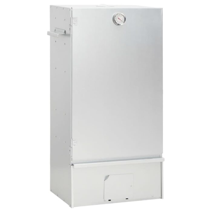 Fumoir à four à barbecue avec copeaux de bois 44,5x29x83 cm – Image 2