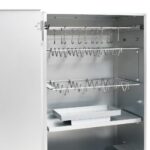 Fumoir à four à barbecue avec copeaux de bois 44,5x29x83 cm – Image 7