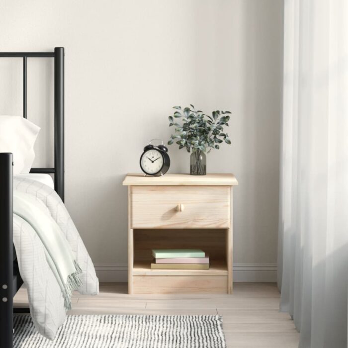 Table de chevet ALTA 41x35x41 cm bois de pin massif – Image 1
