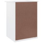 Table de chevet ALTA blanc 41x35x55,5 cm bois de pin massif – Image 4
