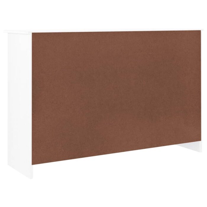Commode ALTA blanc 112x35x73 cm bois massif de pin – Image 4