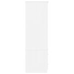 Garde-robe ALTA blanc 90x55x170 cm bois massif de pin – Image 3