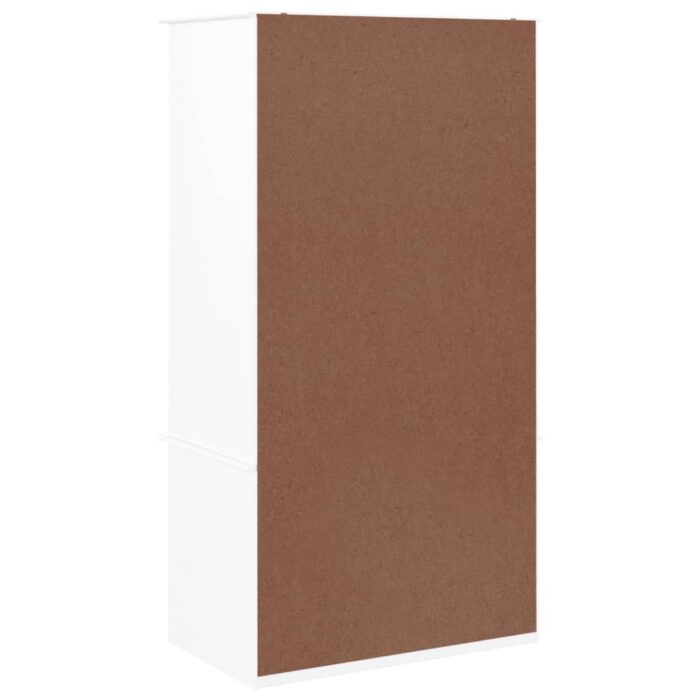 Garde-robe ALTA blanc 90x55x170 cm bois massif de pin – Image 4