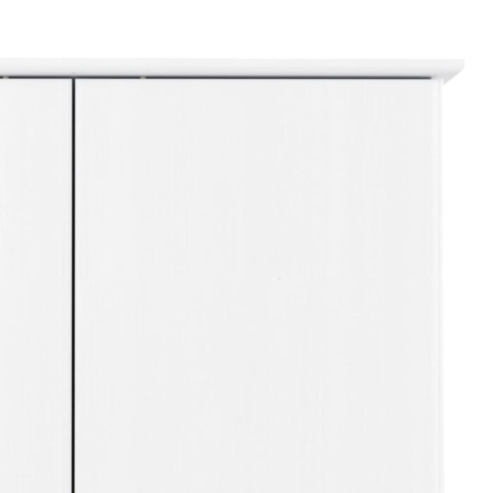 Garde-robe ALTA blanc 90x55x170 cm bois massif de pin – Image 5