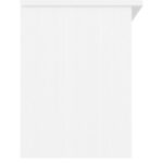 Banc à chaussures ALTA blanc 100x35x45 cm bois massif de pin – Image 2