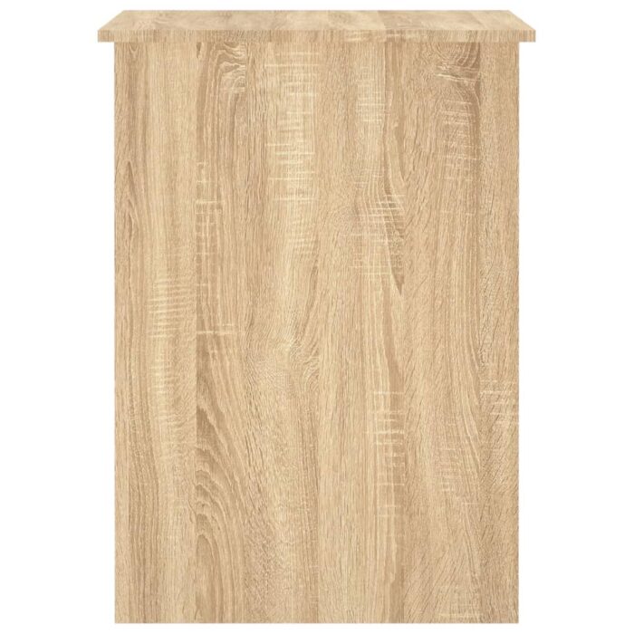 Bureau chêne sonoma 100x55x75 cm bois d'ingénierie – Image 3