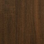 Bureau chêne marron 100x55x75 cm bois d'ingénierie – Image 5