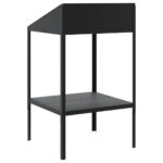 Support pour plantes anthracite 56,5x54,5x100cm acier galvanisé – Image 3