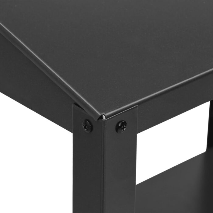 Support pour plantes anthracite 56,5x54,5x100cm acier galvanisé – Image 4