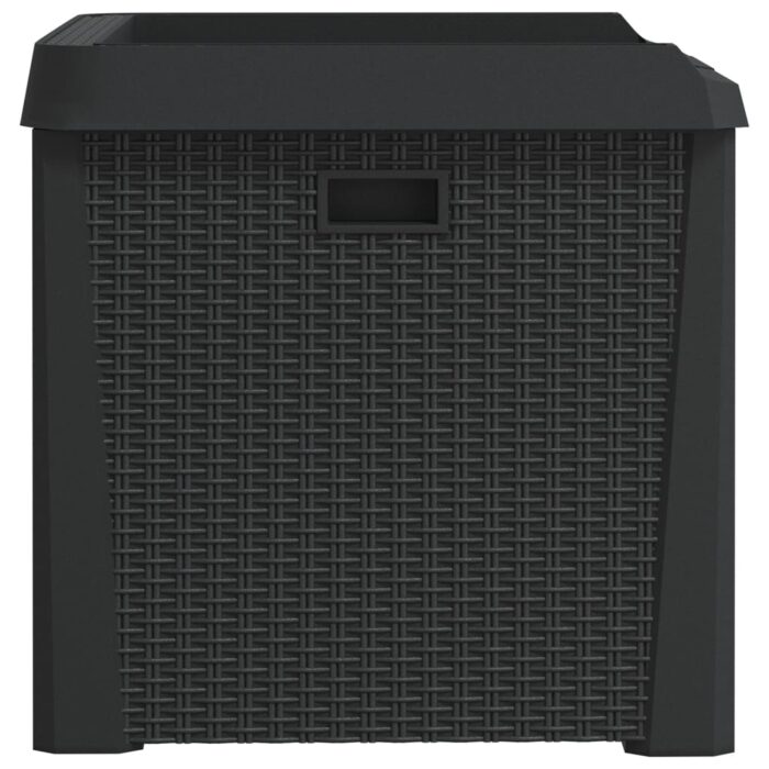 Boîte de rangement de jardin anthracite 125 L PP – Image 5