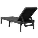 Chaise longue anthracite 186x60x29 cm PP – Image 4