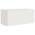 Classeur blanc 90x40x40 cm acier – Image 4