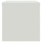 Classeur gris clair 90x40x40 cm acier – Image 3