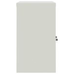 Classeur gris clair et bleu 90x40x70 cm acier – Image 3
