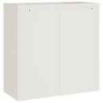Classeur blanc 90x40x90 cm acier – Image 4