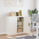 Classeur blanc 90x40x90 cm acier