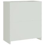 Classeur gris clair 79x40x90 cm acier – Image 4