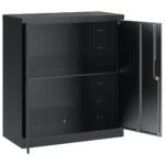 Classeur anthracite 79x40x90 cm acier – Image 2