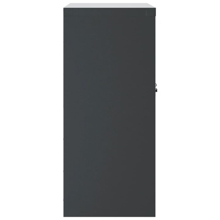 Classeur anthracite 79x40x90 cm acier – Image 3