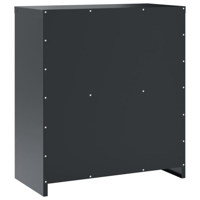 Classeur anthracite 79x40x90 cm acier – Image 4
