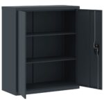 Classeur anthracite 90x40x105 cm acier – Image 2