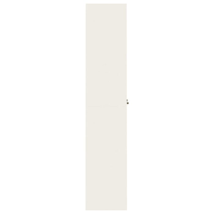 Classeur blanc 90x40x200 cm acier – Image 3