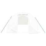 Serre avec cadre en acier blanc 18 m² 6x3x2 m – Image 2