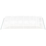 Serre avec cadre en acier blanc 18 m² 6x3x2 m – Image 3