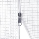 Serre avec cadre en acier blanc 24 m² 8x3x2 m – Image 5