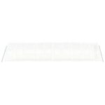 Serre avec cadre en acier blanc 30 m² 10x3x2 m – Image 3