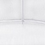 Serre avec cadre en acier blanc 42 m² 14x3x2 m – Image 7