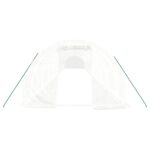 Serre avec cadre en acier blanc 60 m² 20x3x2 m – Image 2