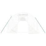 Serre avec cadre en acier blanc 66 m² 22x3x2 m – Image 2