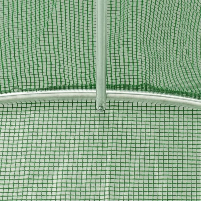 Serre avec cadre en acier vert 64 m² 16x4x2 m – Image 7