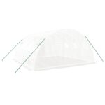 Serre avec cadre en acier blanc 16 m² 4x4x2 m – Image 4