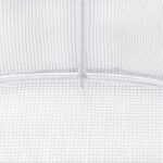 Serre avec cadre en acier blanc 16 m² 4x4x2 m – Image 7