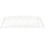 Serre avec cadre en acier blanc 24 m² 6x4x2 m – Image 3