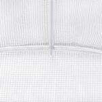 Serre avec cadre en acier blanc 32 m² 8x4x2 m – Image 7
