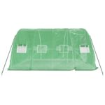 Serre avec cadre en acier vert 20 m² 5x4x2,3 m – Image 3