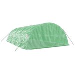 Serre avec cadre en acier vert 40 m² 8x5x2,3 m – Image 4