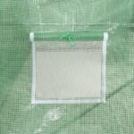 Serre avec cadre en acier vert 80 m² 16x5x2,3 m – Image 8