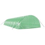 Serre avec cadre en acier vert 96 m² 16x6x2,85 m – Image 4