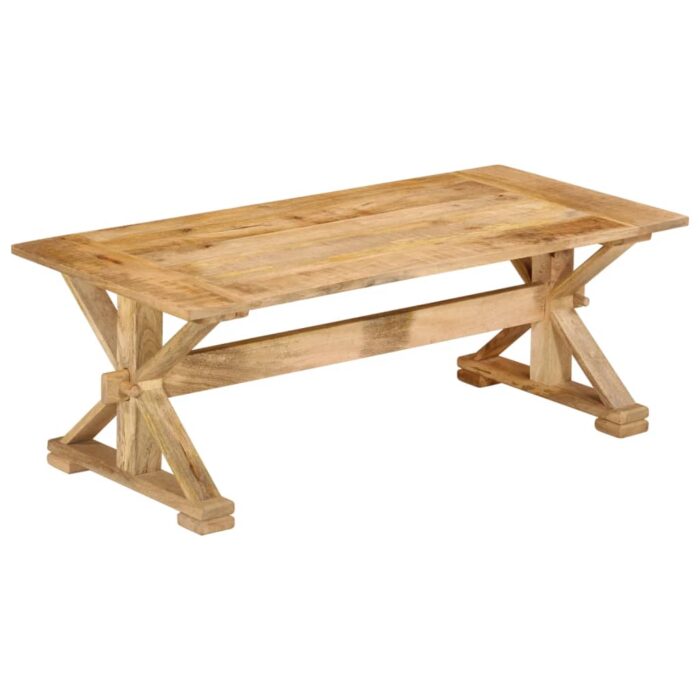 Table basse 110x52x40 cm bois de manguier massif – Image 1