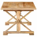Table basse 110x52x40 cm bois de manguier massif – Image 2